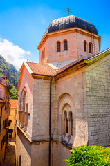 Fototapeta premium Old church in town Kotor, Montenegro.