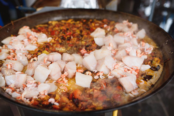 Fish and Prawns in Vegetables