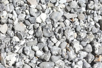weiße steine, Steinchen, Hintergrund,