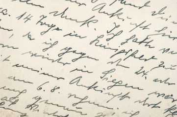 Handwritten text Vintage texture background paper
