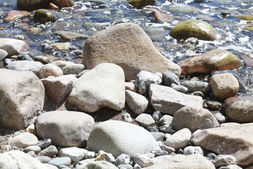 Sandstrand, Brandung, Schäumendes Wasser