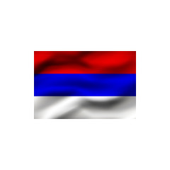 Fototapeta premium Flag of Republika Srpska.