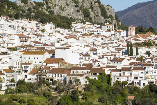 Gaucin white village in Malaga province, Spain