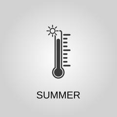 Summer icon. Summer symbol. Flat design. Stock - Vector illustration