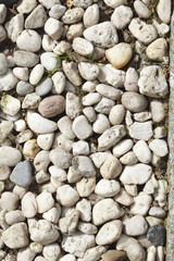 Kieselsteinchen als Bodenbelag