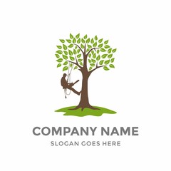 Obraz premium Cutting Trees Grow Global World Enviroment Leaf Organic Green Plant Nature Farm Agriculture Business Company Stock Vector Logo Design Template