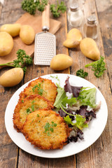 fried potato galette