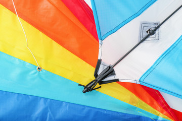Colorful kites, closeup