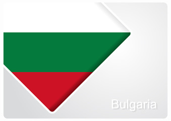 Bulgarian flag design background. Vector illustration.