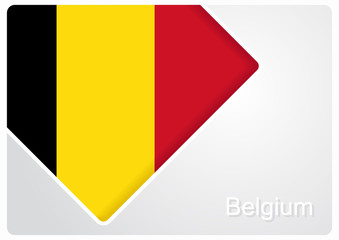 Belgian flag design background. Vector illustration.