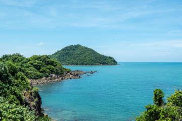 Beautiful island view from the mountain