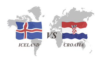 Football Tournament Russia 2018. Group D. Iceland vs Croatia