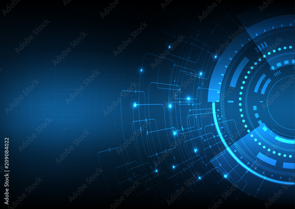 Poster background abstract polygon data technology communication vector design illustration