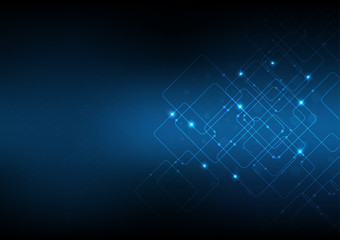 background abstract polygon data technology communication vector design illustration