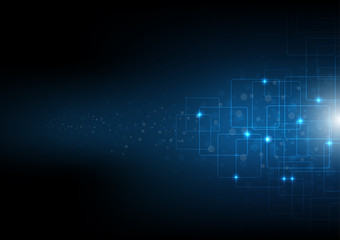 background abstract polygon data technology communication vector design illustration