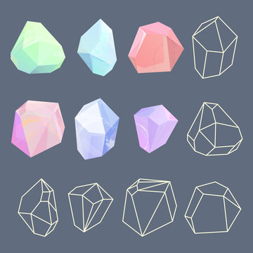 Design of crystal polygon shapes