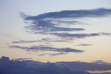 Soft of cloud on evening time on the sky.