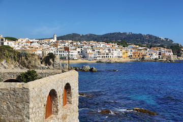 palafrugell fishing village at catalonia, spain © estivillml