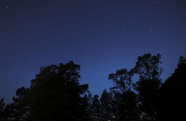Nuit étoilée en Caroline du Nord