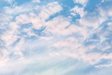 sun and cloud background with a pastel colored

