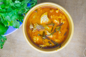 Red pork curry (Panang)