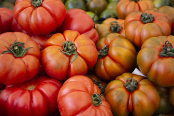 Obraz premium Farmer's market tomatoes