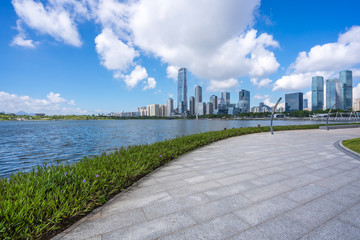 Fototapeta premium panoramic city skyline 