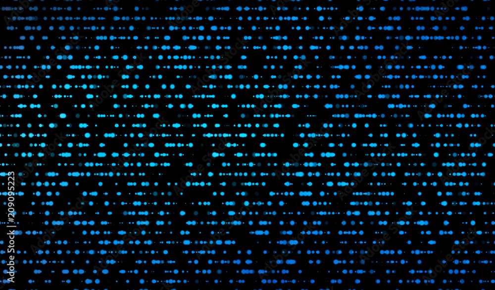 Poster circles shape with network connection dots for technology concept on black background, 3d abstract i