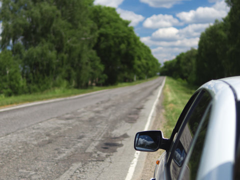 Broken Rural Road