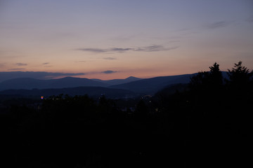 Naklejka premium Sunset