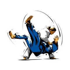 Foto op Plexiglas judo action 7 © quicklinestudio