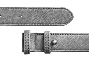 Unfastened belt isolated