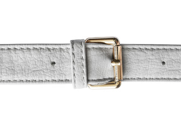 Leather belt isolated
