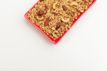 Bowl of healthy muesli