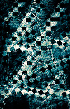 checkered abstract background. Unusual racing texture