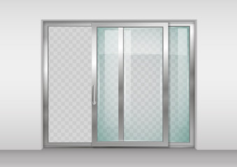 Obraz premium Contemporary sliding door