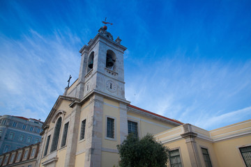 Fototapeta na wymiar The church Igreja das Chagas, Lisbon, Portugal.