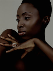 Model Beauty Stylish Makeup Portrait