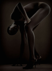 Model Beauty Stylish Makeup Portrait