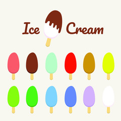 12 color ice cream