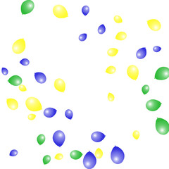 Background with Colorful balloons. Simple Feminine Pattern for Card, Invitation, Print. Trendy Decoration with Beautiful balloons. 