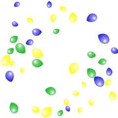 Background with Colorful balloons. Simple Feminine Pattern for Card, Invitation, Print. Trendy Decoration with Beautiful balloons. 