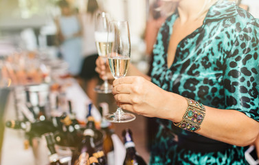drink party wine on corporate event.