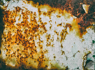 Old texture rusty metal. Background