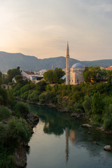 Fototapeta na wymiar Mosque in Mostar