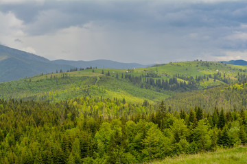 Mountain landscape, Carpathians, Ukraine.
