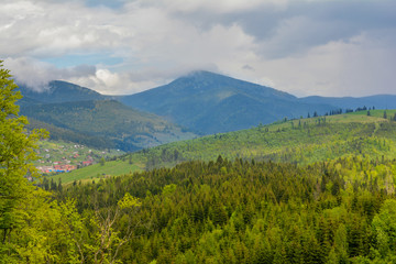 Mountain landscape, Carpathians, Ukraine.