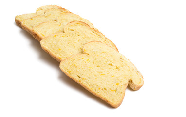 croutons bread cakes isolated