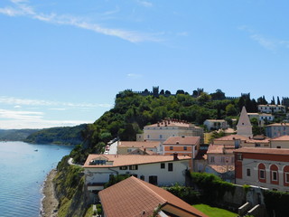 View of the city on the Slovenian coast, Piran