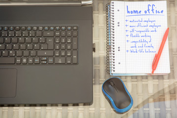 Advantages of the Home Office in an office workstation